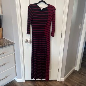 3/4 length sleeve Maxi Dress